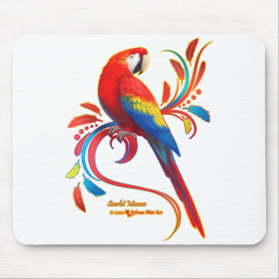 Macaw-Scarlet Mouse Mat