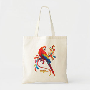 Macaw-Scarlet Tote Bag