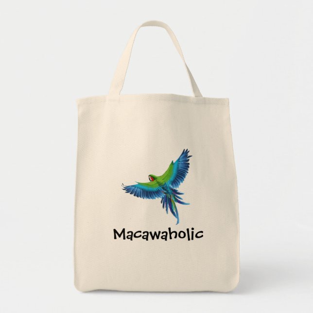 Macawaholic Tote Bag (Front)