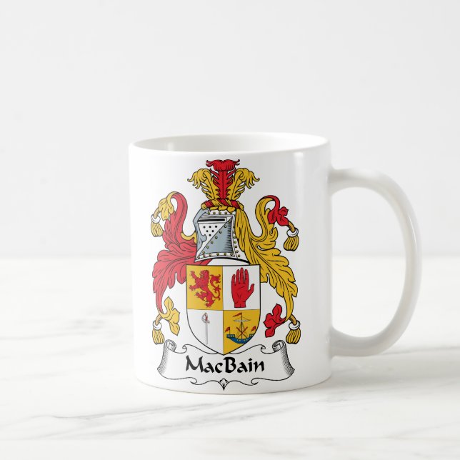 MacBain Family Crest Coffee Mug (Right)