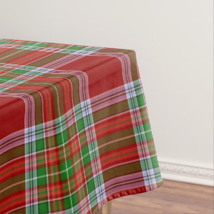 MacBain MacBean Scottish Clan Tartan Plaid Tablecloth