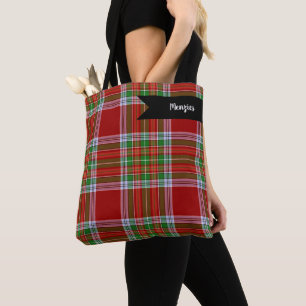 MacBain MacBean Scottish Clan Tartan Plaid Tote Bag