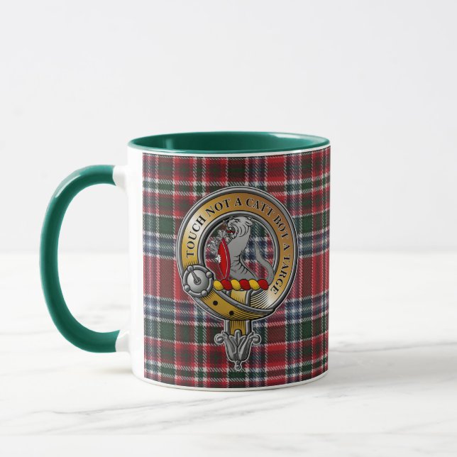 MacBain Tartan & Badge Mug (Left)
