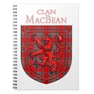 MacBean Tartan Scottish Plaid Lion Rampant Notebook