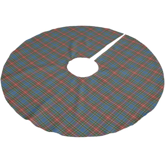 MacBeth Ancient  Scottish Tartan Brushed Polyester Tree Skirt (Angled)