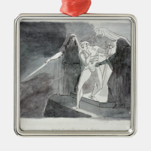 Macbeth and the Armed Head Metal Tree Decoration