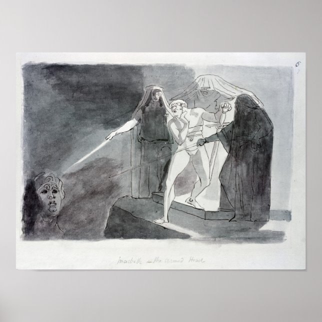 Macbeth and the Armed Head Poster (Front)