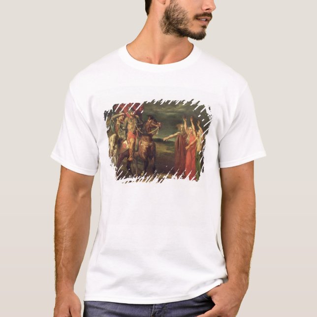 Macbeth and the Three Witches, 1855 T-Shirt (Front)