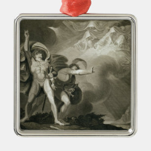 Macbeth, Banquo and the Three Witches on the Heath Metal Tree Decoration