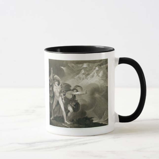 Macbeth, Banquo and the Three Witches on the Heath Mug (Right)