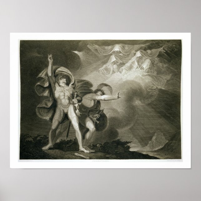 Macbeth, Banquo and the Three Witches on the Heath Poster (Front)