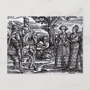 Macbeth, Banquo and the Three Witches Postcard