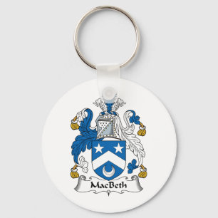 MacBeth Family Crest Key Ring