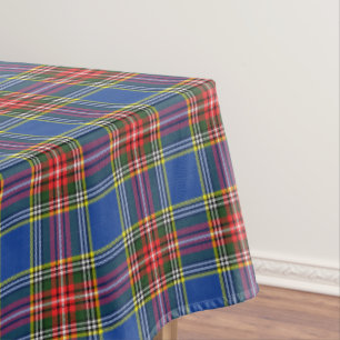 MacBeth Modern Tartan Plaid Scottish Colourful  Tablecloth