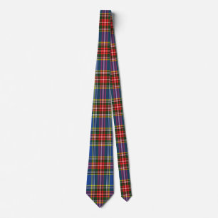 MacBeth Modern Tartan Plaid Scottish Colourful  Tie