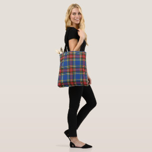 MacBeth Modern Tartan Plaid Scottish Colourful  Tote Bag