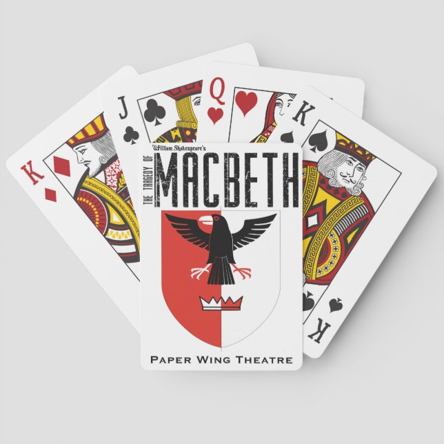 Macbeth - Paper Wing Theatre - Playing Card (Back)