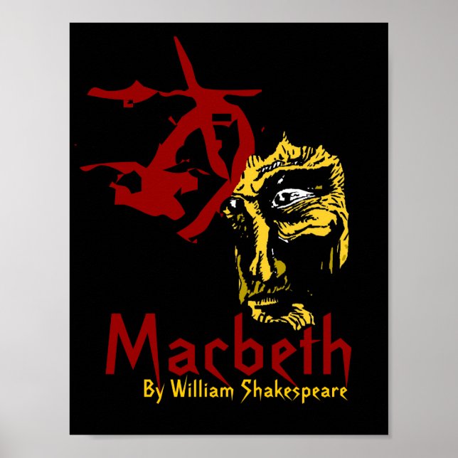 Macbeth Poster Shakespeare Festival Theatre Arts (Front)