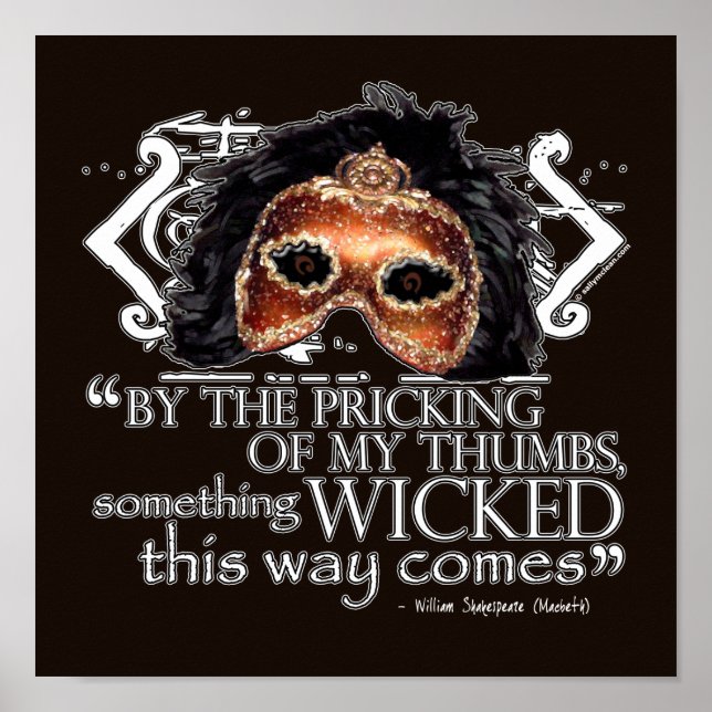 Macbeth Quote Poster (Front)