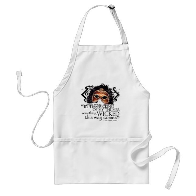 Macbeth Quote Standard Apron (Front)