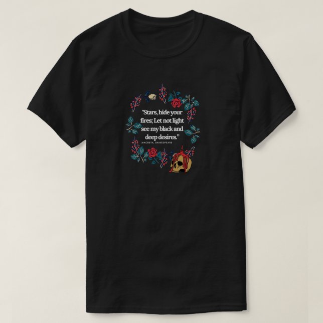 Macbeth Shakespeare T-Shirt (Design Front)