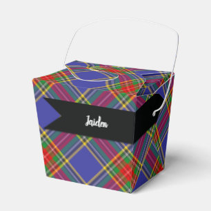 MacBeth Tartan Plaid Scottish Pattern Favour Box