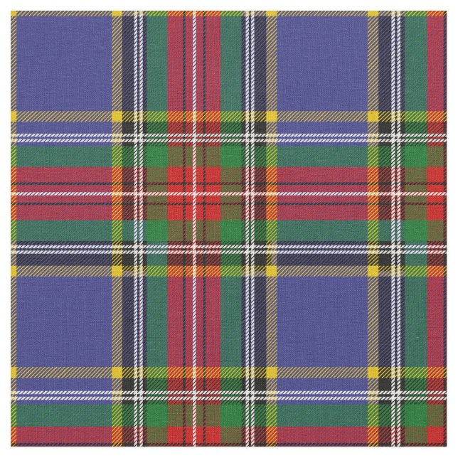 MacBeth Tartan Print Fabric (Close Up)