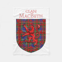 MacBeth Tartan Scottish Plaid Lion Rampant