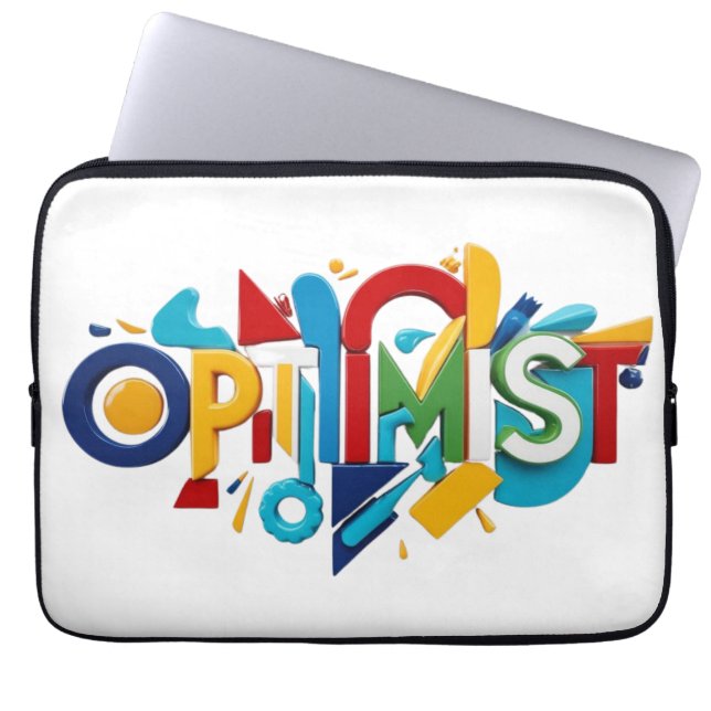 Macbook gift bag,Optimist Gift Laptop Sleeve (Front)