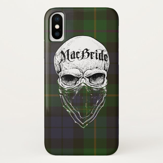 MacBride Tartan Bandit Case-Mate iPhone Case (Back)