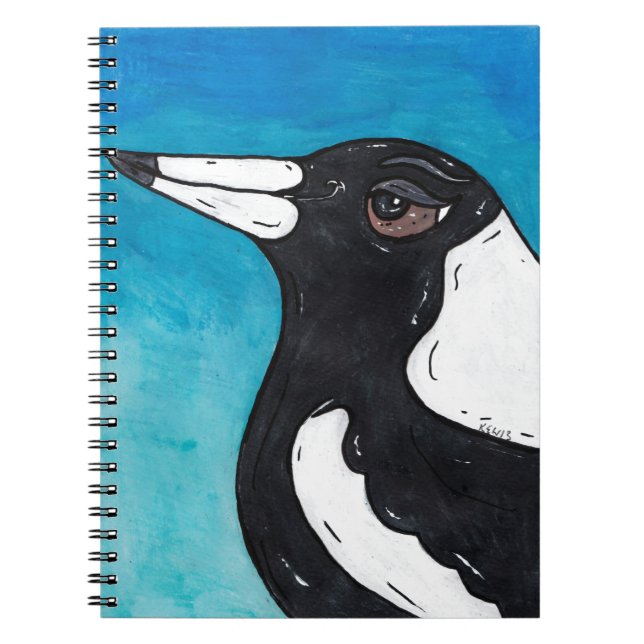 Macca the Magpie Notebook (Front)