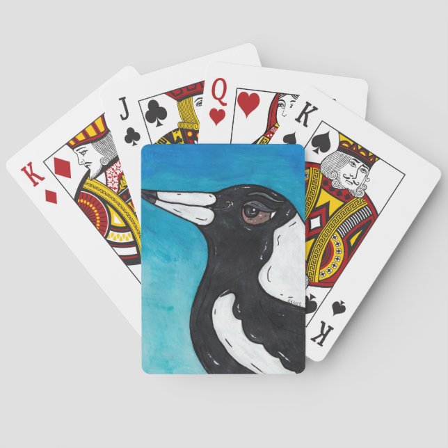 Macca the Magpie Playing Cards (Back)
