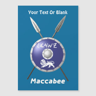 Maccabee Shield And Spears