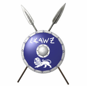 Maccabee Shield And Spears Photo Sculpture Magnet