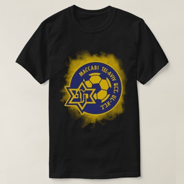 Maccabi Tel Aviv  FC Football club Israel   T-Shirt (Design Front)