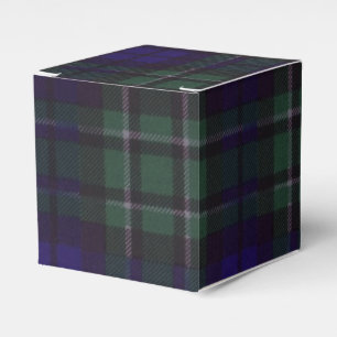 Maccallum clan Plaid Scottish tartan Favour Box