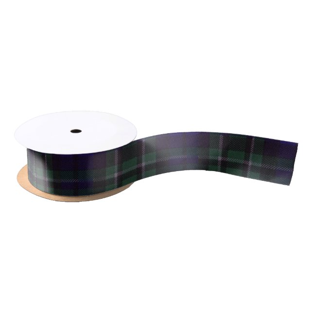 Maccallum clan Plaid Scottish tartan Satin Ribbon (Spool)