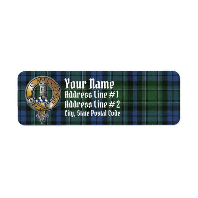 MacCallum Tartan & Badge (Front)