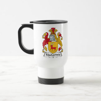 MacCartney Family Crest Travel Mug