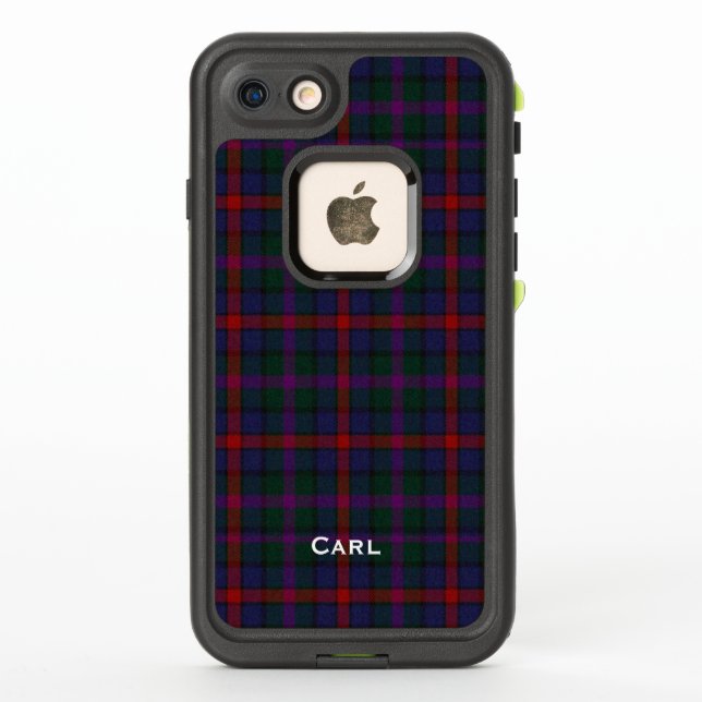 MacCaughan Clan Plaid LifeProof iPhone 7 Case (Back)