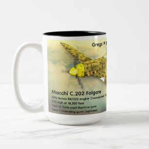 Macchi C.202 Folgore Two-Tone Coffee Mug