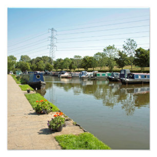 Macclesfield Canal Higher Poynton Cheshire Photo Print