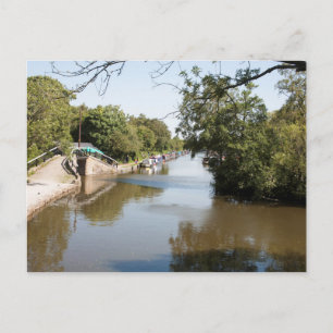 Macclesfield Canal Higher Poynton Cheshire Postcard
