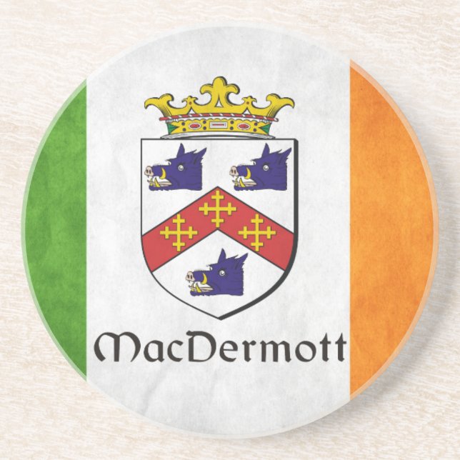MacDermott Irish Coaster (Front)