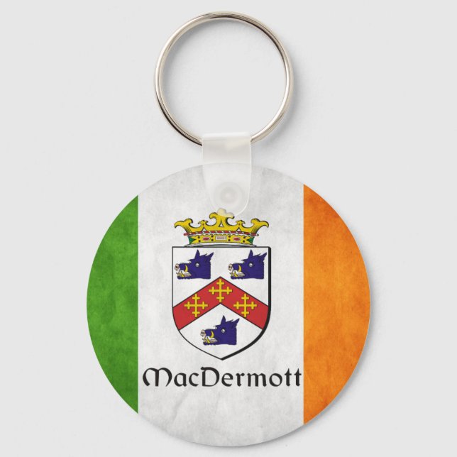MacDermott Irish Key Ring (Front)