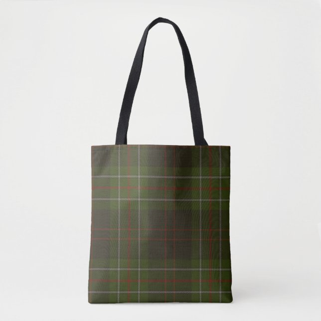 MacDiarmid Clan Tartan Tote Bag (Front)