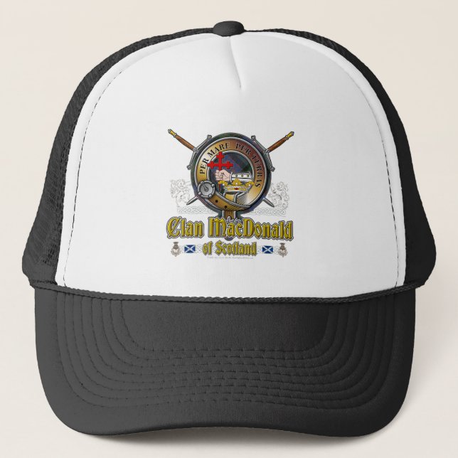 MacDonald Chief Clan Badge Trucker Hat (Front)