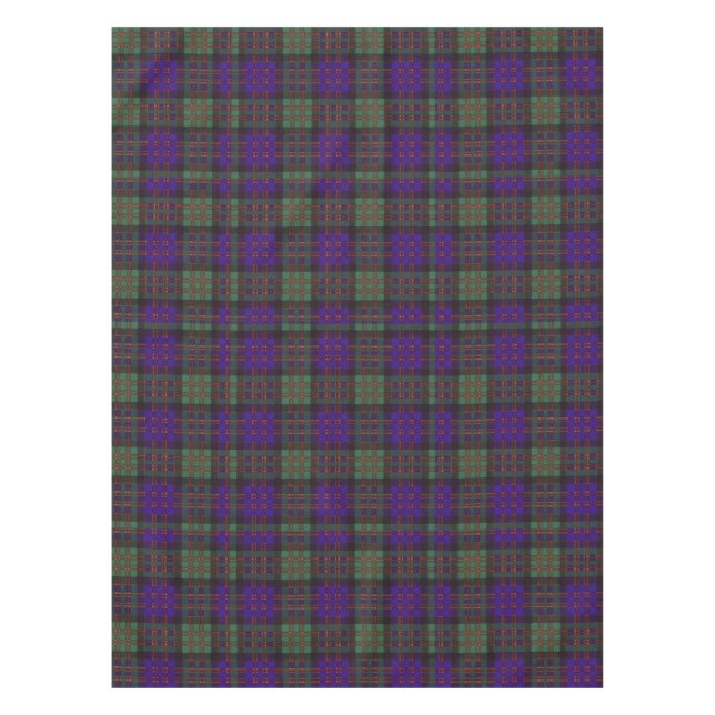Macdonald Clan Plaid Scottish tartan Tablecloth (Front)