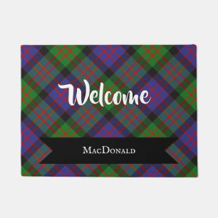 MacDonald Clan Scottish Tartan Plaid Pattern Doormat