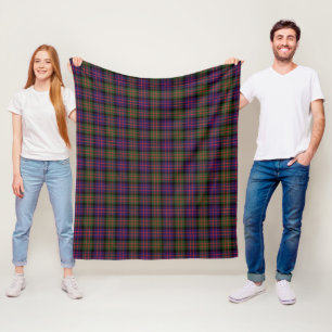 MacDonald Modern Plaid Fleece Blanket